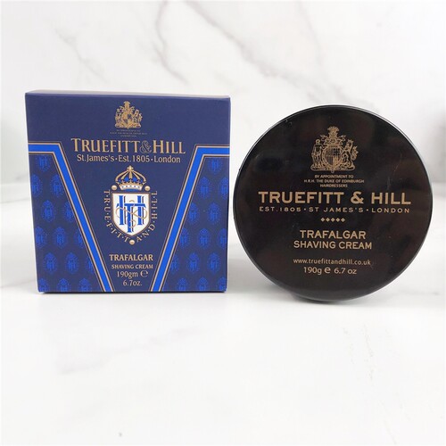 英国Truefitt&Hill特洛菲特男1805檀香剃须膏软化胡须刮胡膏泡沫 - 图1