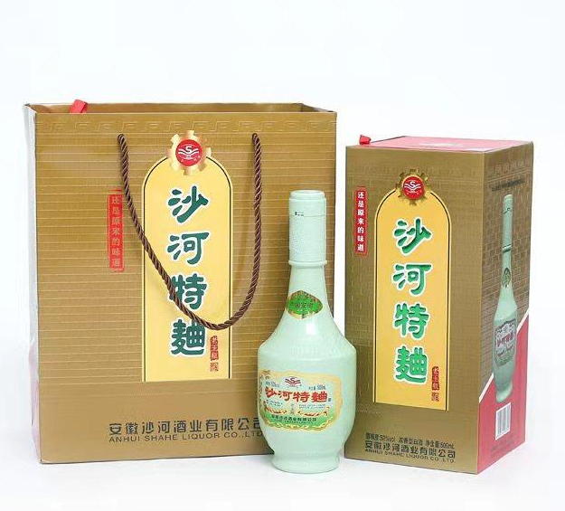 沙河王沙河特曲老玉瓶52度口粮浓香型白酒纯粮食酒安徽老酒名酒