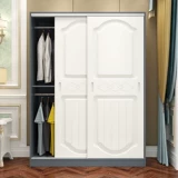 Европейская в стиле домашнее дерево простое современное экономическое собрание простое гардеробное шкаф