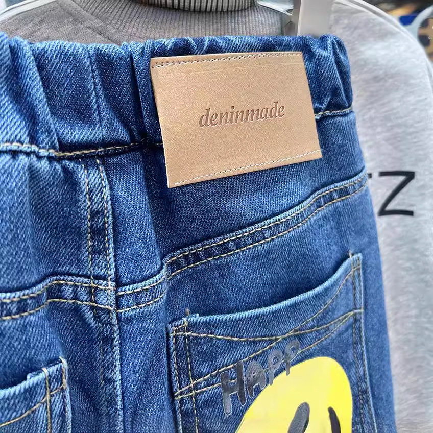 男童牛仔裤春秋春装新款中大童休闲弹力直筒儿童帅气男孩长裤,淘宝优惠券,粉丝福利购,淘宝优惠卷