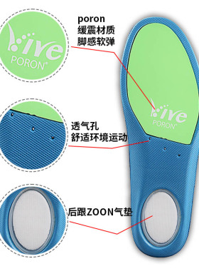 SAUDEfoot全掌ZOOM气垫缓震鞋垫
