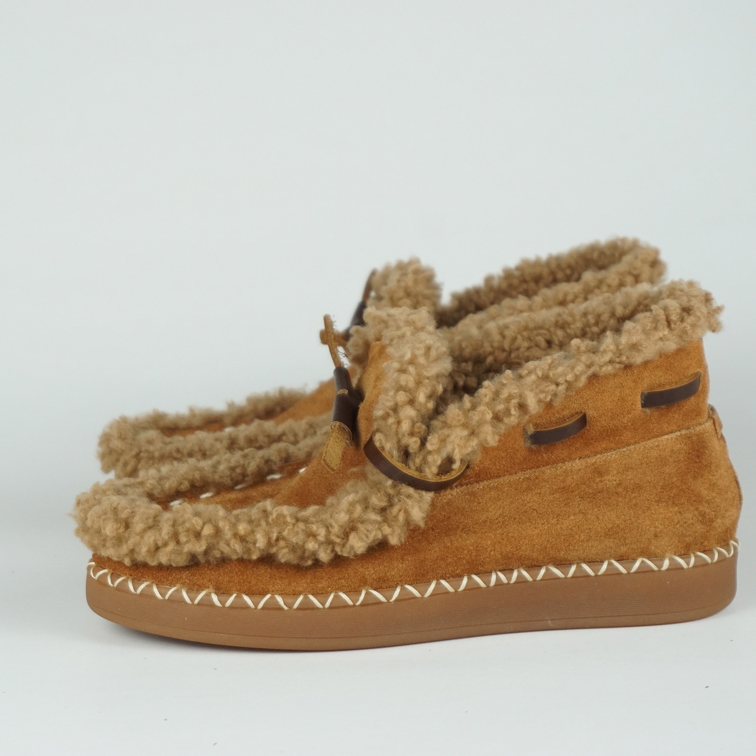 北欧郊野木屋别墅女款手工制作羊卷毛皮保暖翻口柔软毛毛拖鞋,淘宝优惠券,粉丝福利购,淘宝优惠卷