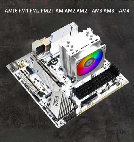 冰蝶4铜热管9cm cpu散热器静音风扇 X79X99 1700/1200/AMD/4/2011 - 图0