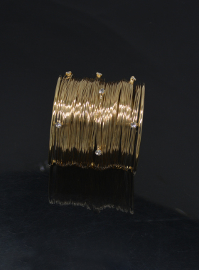 欧美女式合金·线丝缠绕手镯