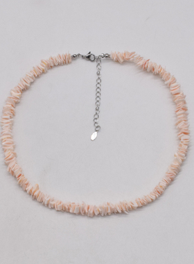 贝壳女式不规则锁骨链