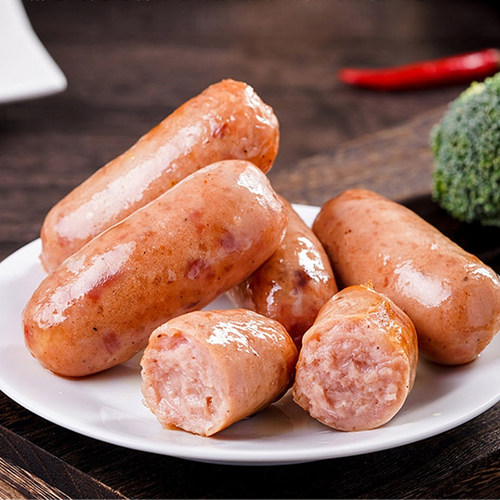 久仟代地道肠3kg火山石烤肠台湾风味纯香肉肠地道肠黑胡椒70g42根 - 图0