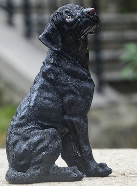 仿真斑点狗摆件花园庭院装饰品