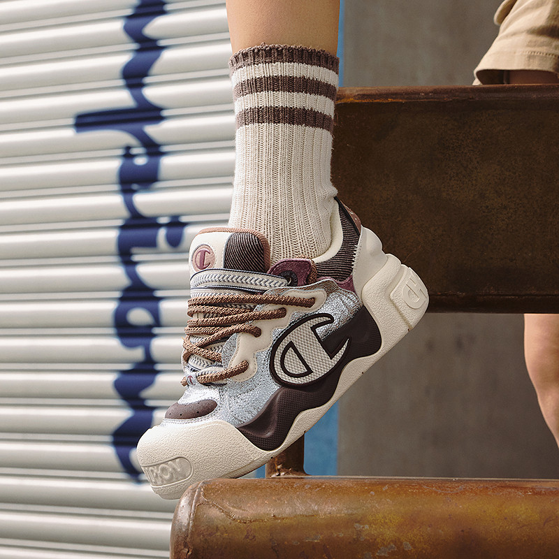 Champion冠军面包鞋25秋冬新款膨膨大头鞋女增高休闲鞋男红色板鞋,淘宝优惠券,粉丝福利购,淘宝优惠卷