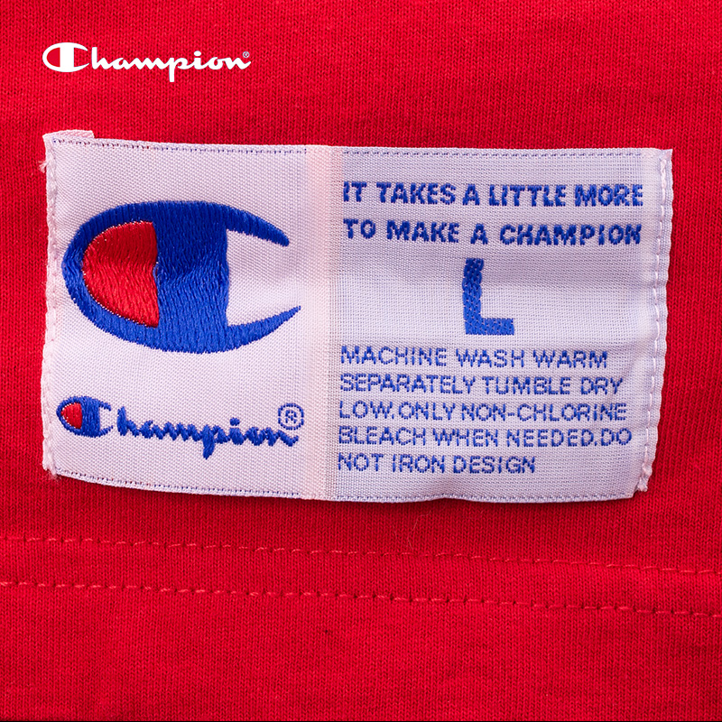 恤男女同款 冠军男式刺绣连帽 Champion T 恤男女同款 冠军男式刺绣连帽 Champion T