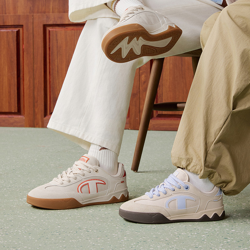 Champion冠军板鞋26春季新款男足训鞋情侣休闲低帮运动鞋德训鞋女,淘宝优惠券,粉丝福利购,淘宝优惠卷