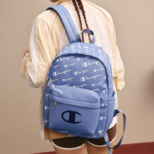 Champion logo American style backpack for men and women