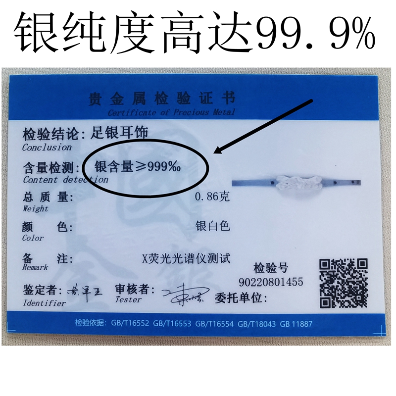 S999纯银耳环养耳洞耳钉2024新款爆款男士高级感耳圈女生单只耳饰 - 图2