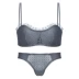 Sexy Nhật Bản ren nửa cốc đồ lót nữ sinh nữ trung học không có vòng thép áo ngực đặt ngực nhỏ thu thập một tách - Áo ngực không dây