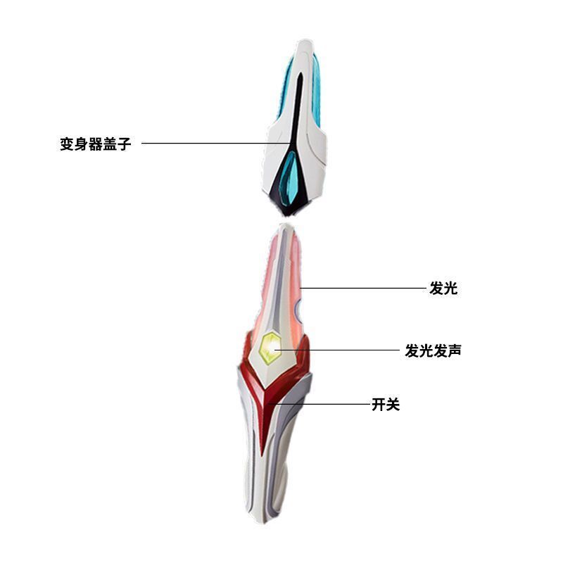 奈克赛斯变身器进化信赖者银河火花赛罗眼镜魔剑玩具曼-图3