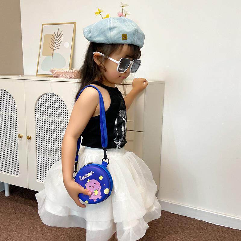 2023新款儿童零钱包洋气女童单肩斜挎包韩版独角兽卡通宝宝小圆包,淘宝优惠券,粉丝福利购,淘宝优惠卷