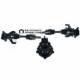 Front four-wheel drive toothed ball cage drive shaft horn flange