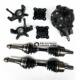 Front four-wheel drive toothed ball cage drive shaft horn flange