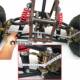 DIY four-wheel ATV suspension brake steering assembly