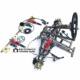 Modified front axle of self-made front and rear suspension vehicle system