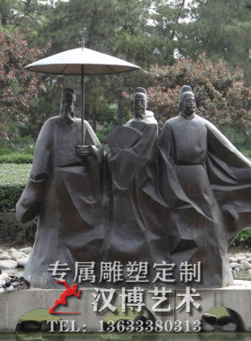 古城玻璃钢人物雕塑定制