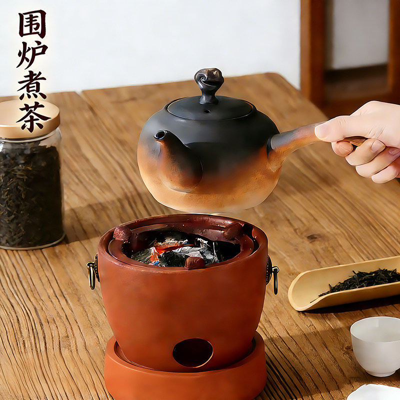碳炉手工风炉围炉煮茶泡茶复古中式煮茶器明火户外套装耐高温小型,淘宝优惠券,粉丝福利购,淘宝优惠卷