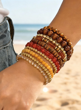 Fashion Bohemian Bracelet - Women's Casual Jewelry Item手链