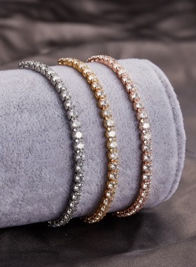Cross-border imitation zircon crystal bracelet for women手链
