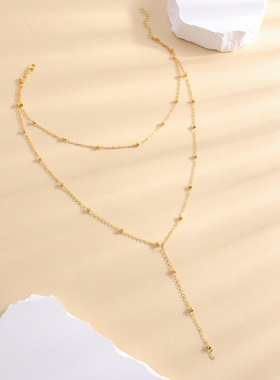 European American fashion minimalist necklace for women