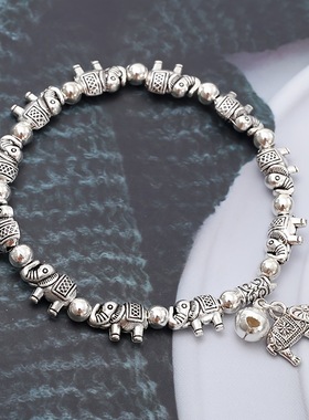 Bohemian ethnic style elastic trendy bracelet跨境流行手链