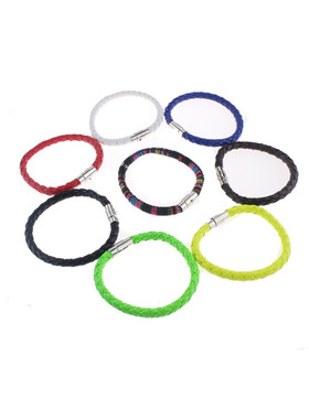 Student leather rope woven bracelet for boys' accessories新