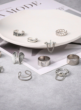 Butterfly ring European and American daisies popular jewelry