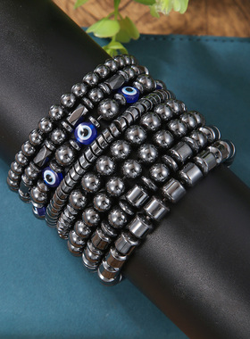 Cross-border stretch bracelet popular accessory for boys手串