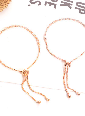 New fashionable diamond-encrusted crystal sliding bracelet女