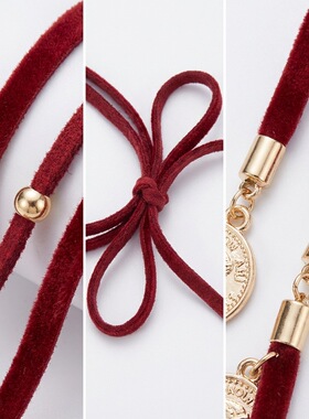 Women's Retro Bowknot Necklace - Casual Jewelry Item女士配饰