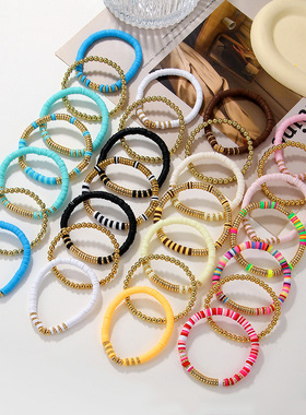 Hot girls handmade summer beach bracelet set欧美女士潮流手链