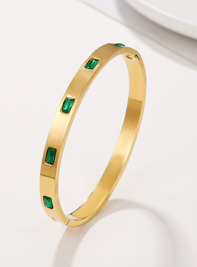 Cross-border zircon bracelet ladies party jewelry跨境你手镯