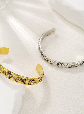 European and American sun and moon bracelet jewelry欧美手镯