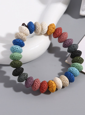 Cross-border hip-hop couple's square trendy bracelet跨境手链