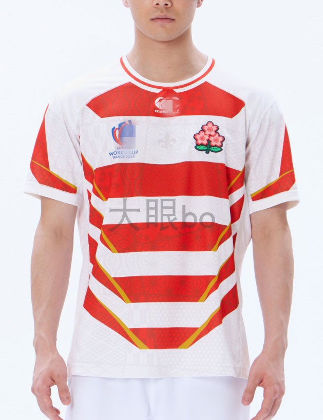 夏季日单新款真品CCC橄榄球比赛RUGBY训练服Jersey修身加厚短袖 - 图1