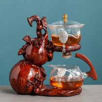 Plinth Fully-automatic Tea Set Suit Home Living Room Sloth Tea Maker Office Glass Punching Tea Instrumental Magnetic Teapot