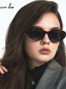 Shawnlee朱丹同款猫眼复古墨镜女