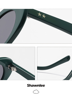 Shawnlee复古猫眼墨镜女高级感