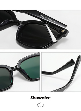 Shawnlee黑色大框墨镜