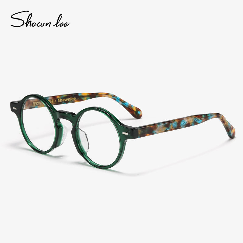 Shawnlee龙纹限定复古猫眼书呆子近视眼镜女新中式眼镜框可配度数,淘宝优惠券,粉丝福利购,淘宝优惠卷
