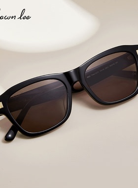 Shawnlee戚砚笛同款墨镜女茶色