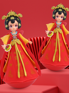 大唐不倒翁小姐姐摆件