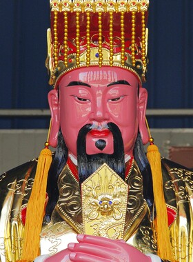 新中式东岳大帝场地佛像支持定制