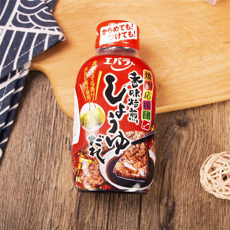 日本进口荏原烤肉汁235g酱油味烤肉酱蘸料烧烤调料腌制烧肉汁