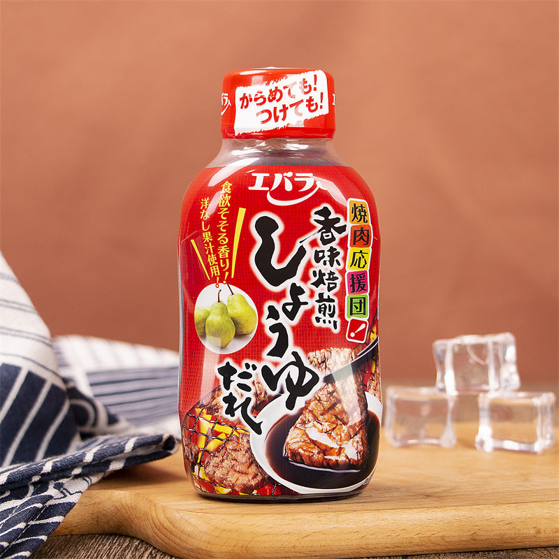 日本进口荏原烤肉汁235g酱油味烤肉酱蘸料烧烤调料腌制烧肉汁