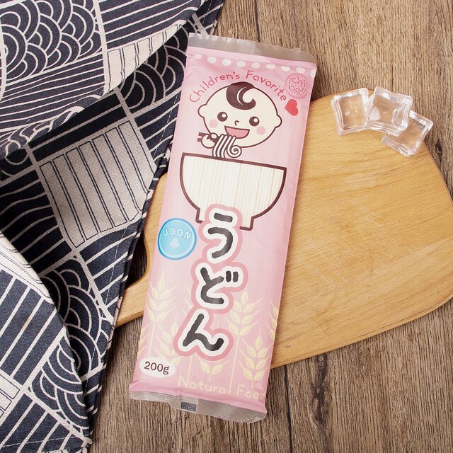 Japan imported Harima noodle children's udon noodles 200g Japanese noodles noodle soup noodles breakfast instant noodles